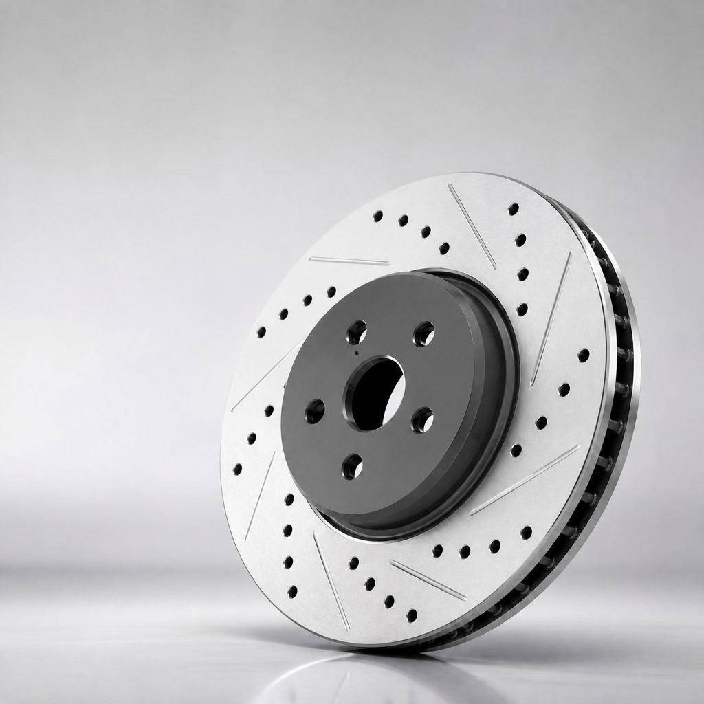 Drilled & Slotted Ventilated Brake Disc